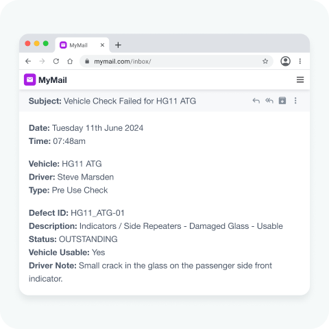 Instant-Notification-of-Vehicle-Defects