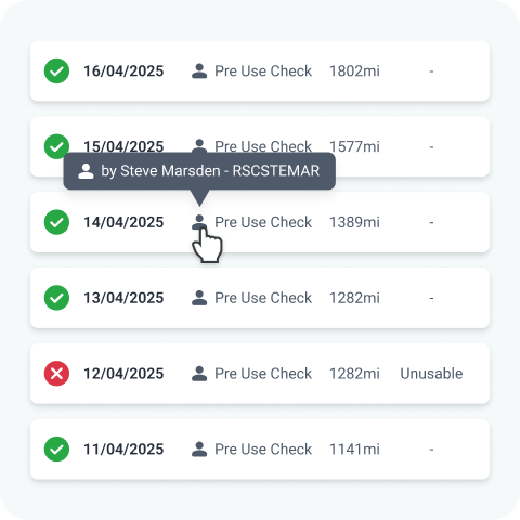 Vehicle-Check-Audit-Trail