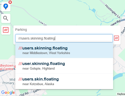 KB-w3w-pasting-in-the-w3w-address