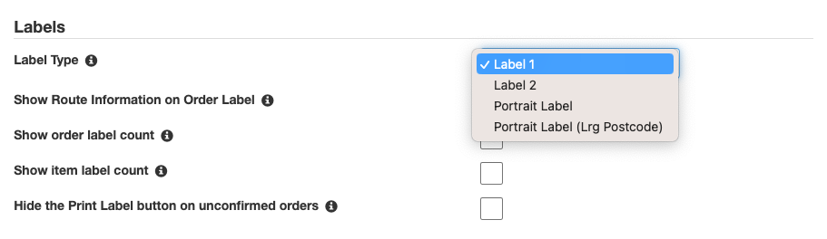 Label-Type-Selection-in-Stream