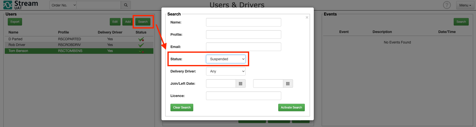 Can't assign a driver | Knowledge Base | Stream