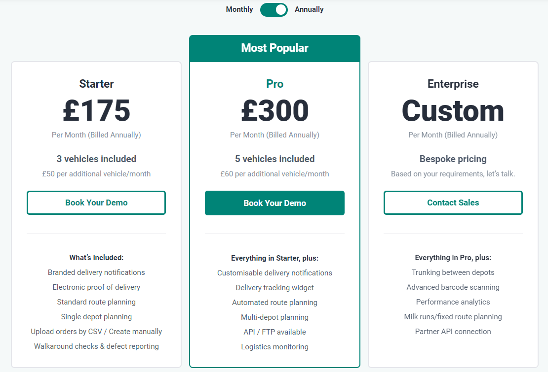 Stream pricing