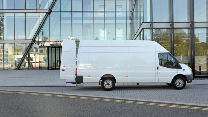 Delivery van