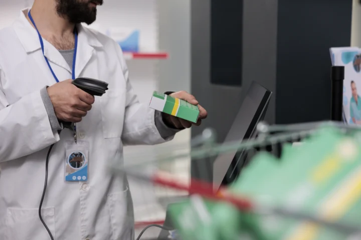 Track and trace through barcode scanning in the healthcare sector