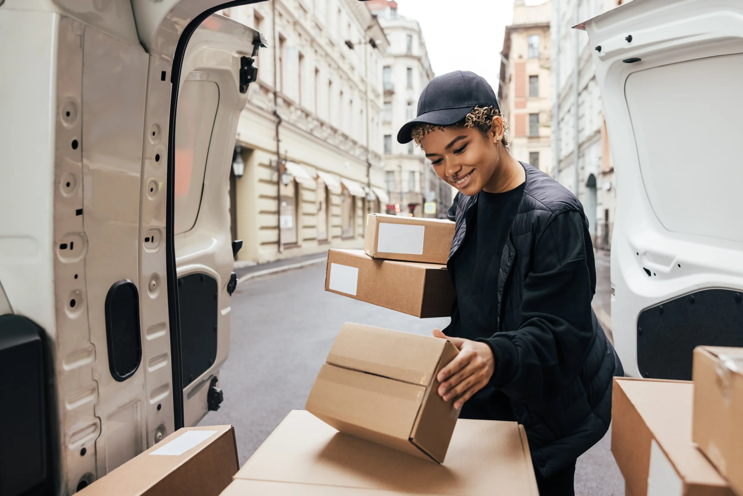 Delivery driver using route scheduling for deliveries and collections