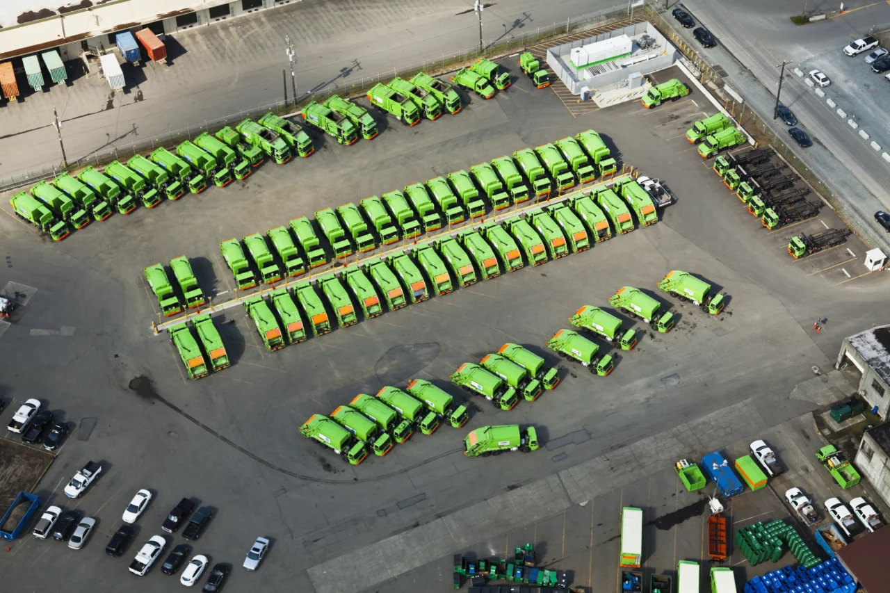 Fleet of alternative fuel vehicles