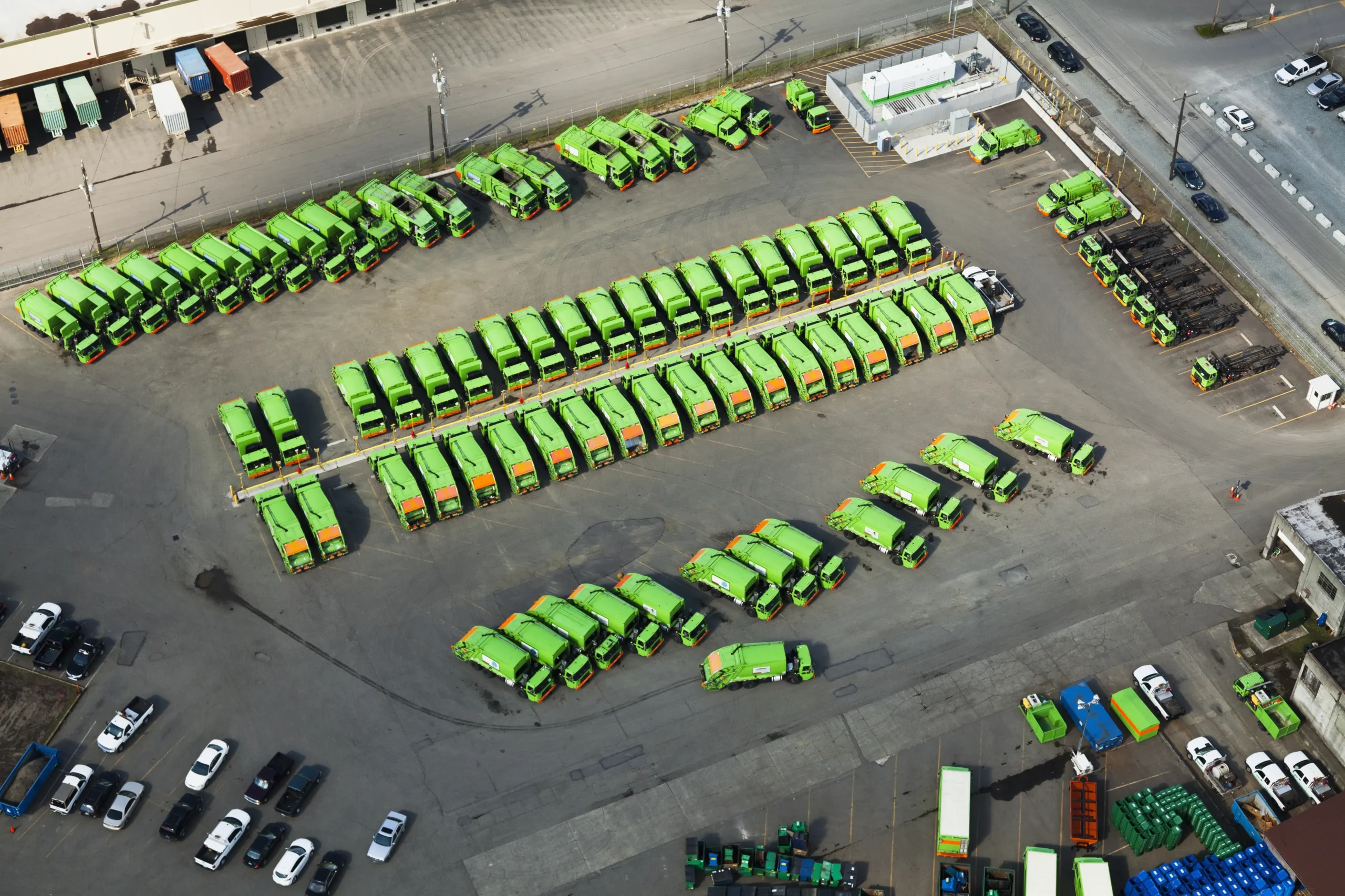 Fleet of alternative fuel vehicles