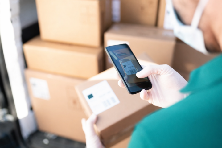 eBay self-delivery tracking code