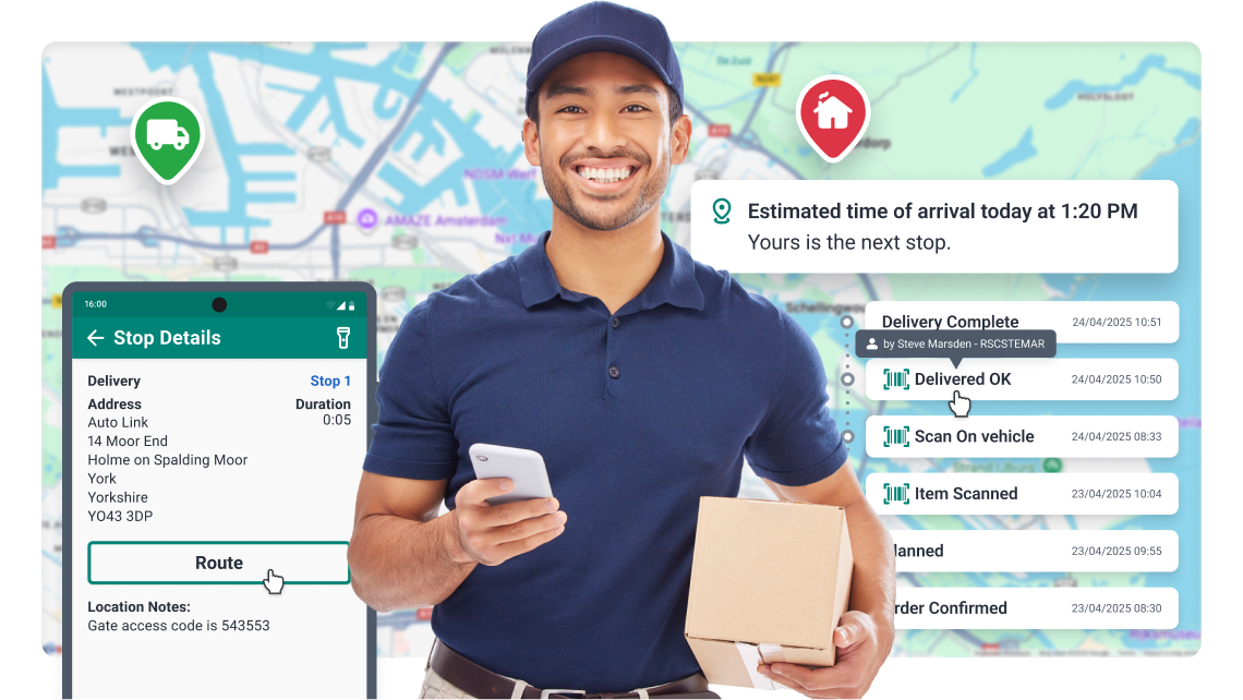 Delivery driver application