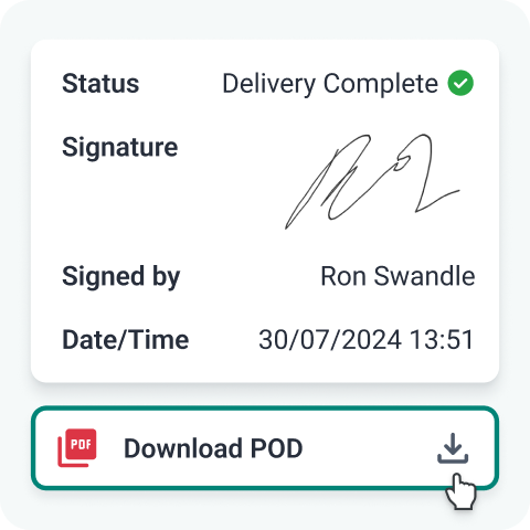 Capture irrefutable proof of delivery