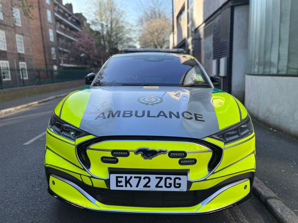 London Ambulance Service’s Mach-E Mustang