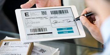Electronic proof of delivery (ePOD) delivery signature app